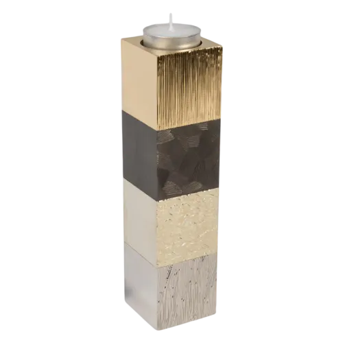 Square MEZ candleholder les ors 4 modules