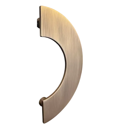 Poignée de tirage 1/2 cercle lisse 300mm