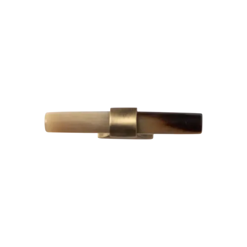 Poignée de meuble  CORNE CLAIRE 10CM